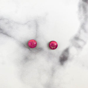 Resin Stud Earrings