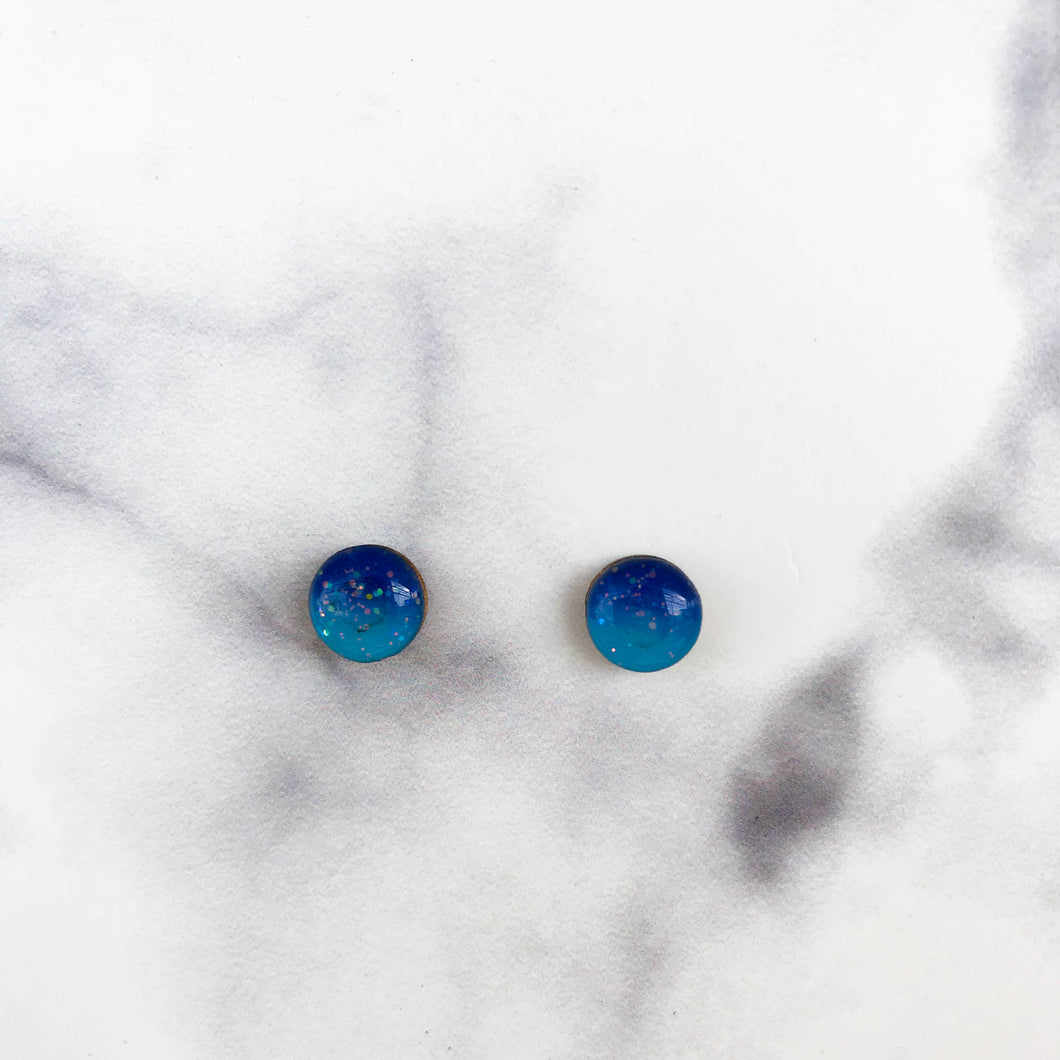 Resin Stud Earrings