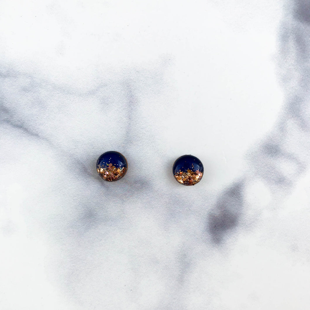 Resin Stud Earrings